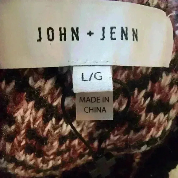 John + Jenn Sweater Womens Size Large Oversized Mock Neck Cozy Warm - Picture 3 of 14